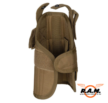 Preview: verstellbares Pistolenbeinholster, coyote