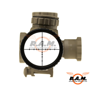 Preview: 8-32x50E SF Sniper Rifle Scope Dark Earth – Präzises Zielfernrohr mit 32x Zoom & beleuchtetem Absehen