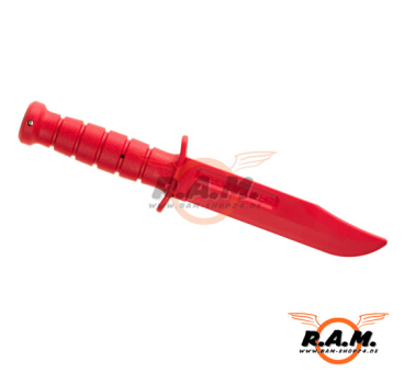 IMI Defense Rubberized Training Knife – Trainingsmesser für realitätsnahes Handling, rot