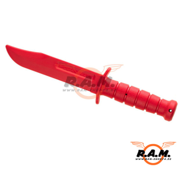 Preview: IMI Defense Rubberized Training Knife – Trainingsmesser für realitätsnahes Handling, rot