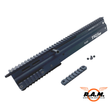 MAXTACT/HONOCORE TGR1 RAS Aluminium Rail System, Black