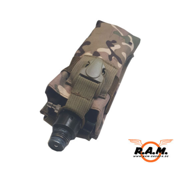 "MOLLE" Funkgerätetasche / Flaschentasche in Multicam ***ABVERKAUF***