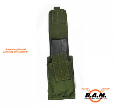 Molle AR15/M4/M15 Magazintasche (passend für R-Serie), oliv