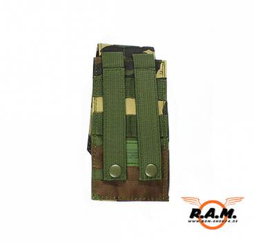 Molle AR15/M4/M15 Magazintasche (passend für R-Serie), Woodland