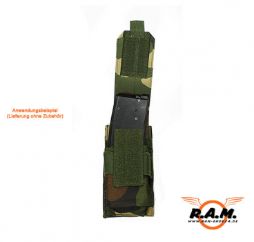 Molle AR15/M4/M15 Magazintasche (passend für R-Serie), Woodland