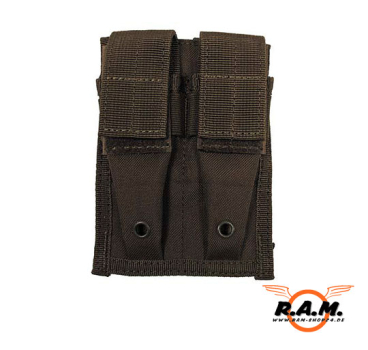 Magazintasche doppelt, klein, "MOLLE", Mod. System, oliv