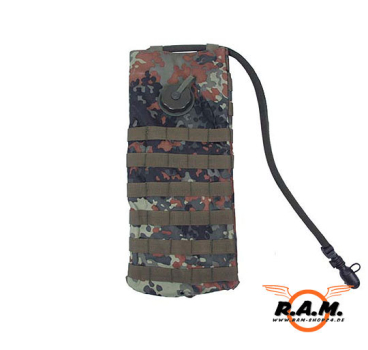 Molle Trinksystem, 2,5l, Flecktarn