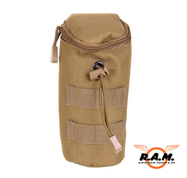 SOLIDCORE - runde, gefütterte Universal Molletasche für BB´s oder Getränkedosen, Coyote