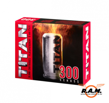 9 mm P.A.K.Perfecta Titan Platzpatronen Umarex - 300 Schuss