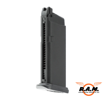 Ersatzmagazin für Glock 19 Gen5, Gas, cal. 6mm BB, 15 Schuss