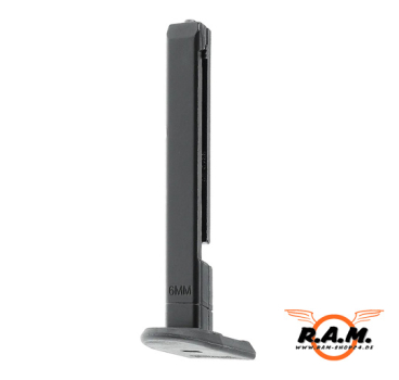 Ersatzmagazin für Softairpistole Walther PDP F-Series 3.5", 6mm, CO2, 11 Schuss