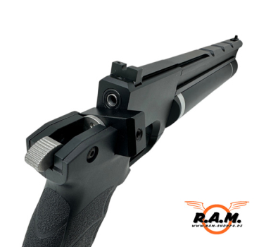 Preview: airmaX® Druckluftpistole (Pressluft) PP700S-A 4,5mm, PCP, schwarz