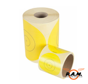 Preview: Ersatzsticker Fita 80, bis 160 mm Durchmesser, gelb