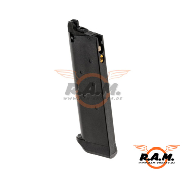 Preview: VFC Ersatzmagazin 1911 Tactical Custom 6mm GBB, 20 Schuss