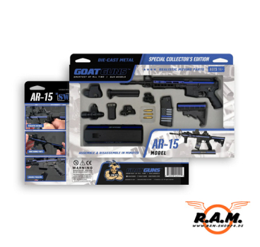 Preview: GOATGUNS Miniatur Modell AR-15 SPECIAL EDITION "SWAT" (Set)