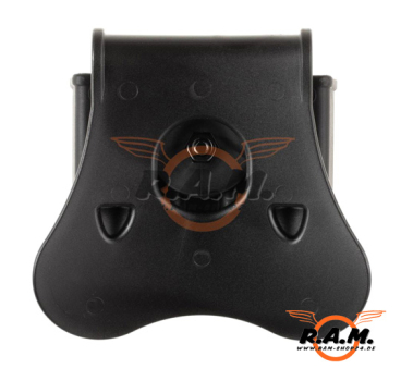 Preview: Doppelte Magazintasche für WE /KJW /TM 17 / 19, schwarz