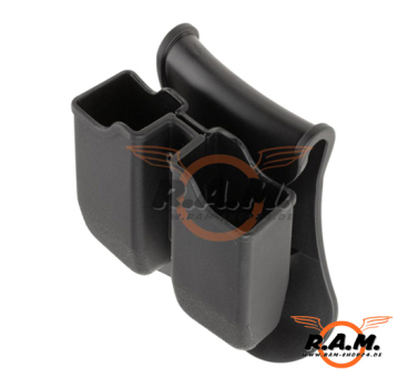 Preview: Doppelte Magazintasche für WE /KJW /TM 17 / 19, schwarz