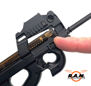 Preview: GOATGUNS Miniatur Modell FN PS90 Carbine, schwarz (Set)