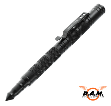 Perfecta Kubotan TP III, Alu Kugelschreiber mit LED-Lampe