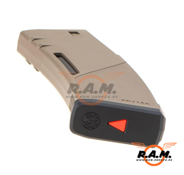 Preview: Krytac Polymer Magazine 150rds (AEG Midcap) , Dark Earth