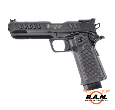 Airsoftpistole Elite Force Rogue 1, CO₂ 6 mm BB (1,3 J)  schwarz