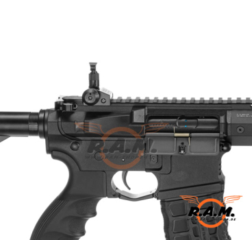 Preview: G&G Airsoft Sturmgewehr CM16 E.T.U. SRXL 0.5J, schwarz