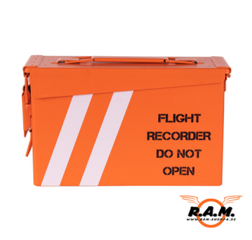 Preview: US Munitionskiste Kal. .30 Flight Recorder – Robuste Stahl-Aufbewahrungsbox