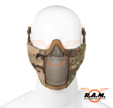 Invader Gear Mk.II Steel Half Face Maske / Airsoft-Gittermaske, Multicam