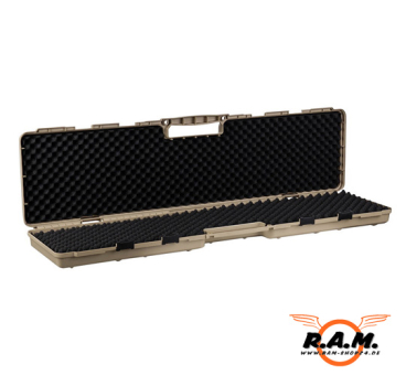 Preview: robuster Waffenkoffer, 120cm x 34,5cm x 12,5cm, khaki