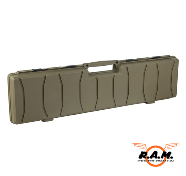 robuster Waffenkoffer, 120cm x 34,5cm x 12,5cm, oliv