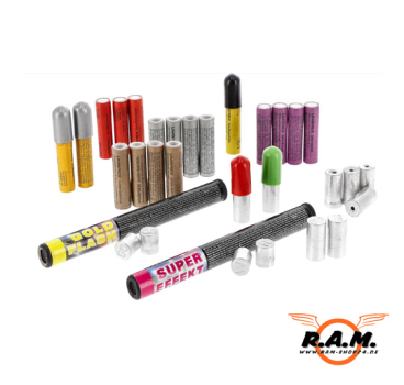 Preview: Umarex Golden Age Stars – 15 mm Pyrotechnik-Sortiment, 46 Schuss