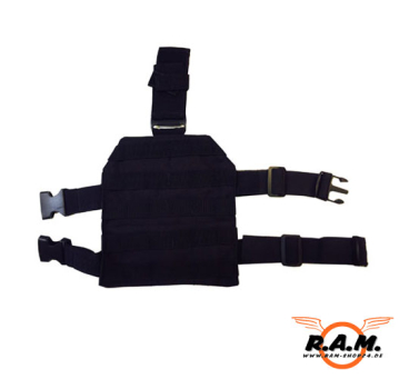 SOLIDCORE Molle Beinplatte "SLIM LINE", Leg Carrier, schwarz