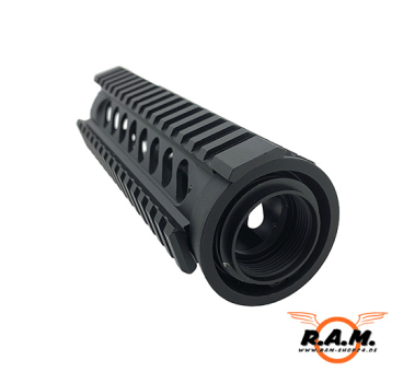 Quad Rail Handguard Set 7", schwarz