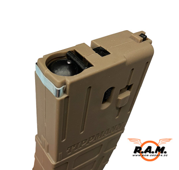 Tippmann TMC Ersatzmagazine, Desert/Tan cal. 0.68, Doppelpack