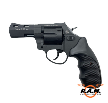 Preview: Schreckschuss Revolver Zoraki R2 3" 9mm R.K., schwarz