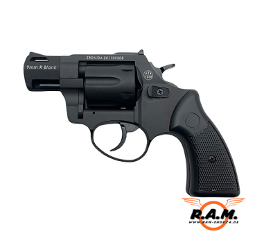 Preview: Schreckschuss Revolver Zoraki R2 2" 9mm R.K., schwarz