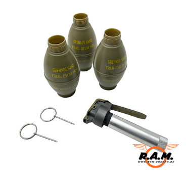 Co2 Handgranate Lemon Shape M26 Starter Set (120dB)