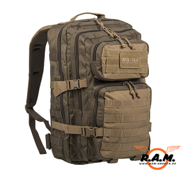 Taktischer Rucksack in Ranger Green /Coyote,  BIG-Version
