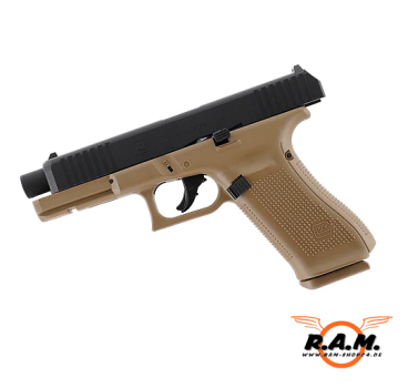 UMAREX "French Army Edition" Glock 17 Gen5 T4E cal. 0.43, Coyote, Deluxe-SET