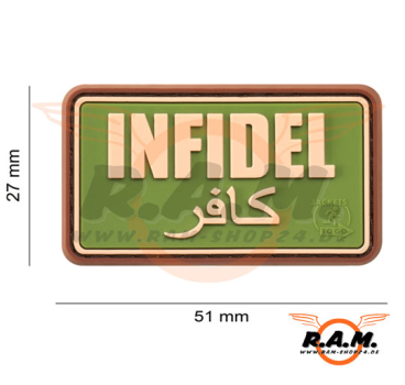 Infidel Rubber Patch in Multicam