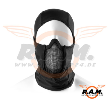 Mk.III Steel Half Face Maske, schwarz