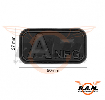 Bloodtype Rubber Patch A Neg