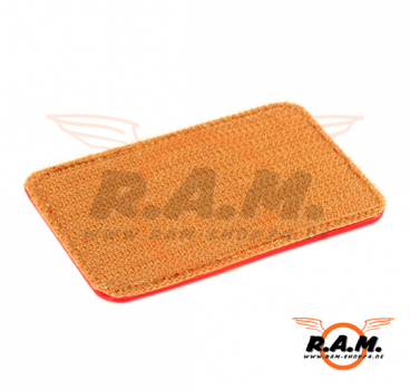 3D - Keep Calm EDC Rubber Patch - rot