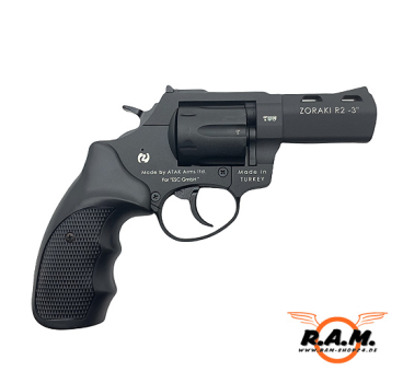 Preview: Schreckschuss Revolver Zoraki R2 3" 9mm R.K., schwarz