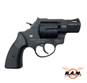 Preview: Schreckschuss Revolver Zoraki R2 2" 9mm R.K., schwarz
