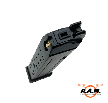 Magazin für Gel Blaster Shark Combat GBB CO2 8mm , 15 Schuss, schwarz