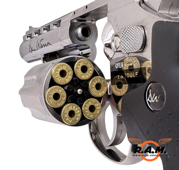Dan Wesson 4" Silber CO2 Airsoft Revolver 6 mm BB – Vollmetall