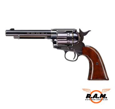 Revolver COLT SAA .45 Peacemaker cal 4.5mm - Blued/Brown