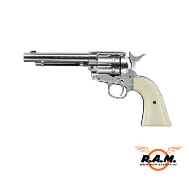 Revolver COLT SAA .45 Peacemaker cal 4.5mm - vernickelt