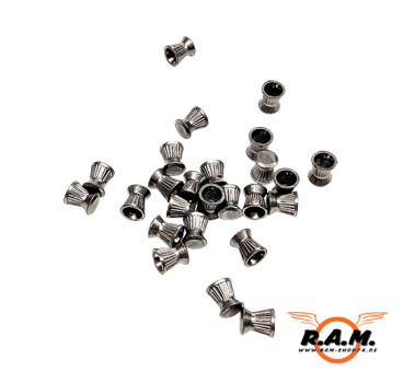 Preview: DIANA Flachkopf Diabolos 5,5 mm (.22) 0.83 Gramm geriffelt – 250 Stk